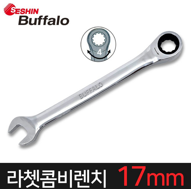 스마토/기어라쳇렌치/스패너/랜치/렌찌/자동/선택, 1개, 17mm