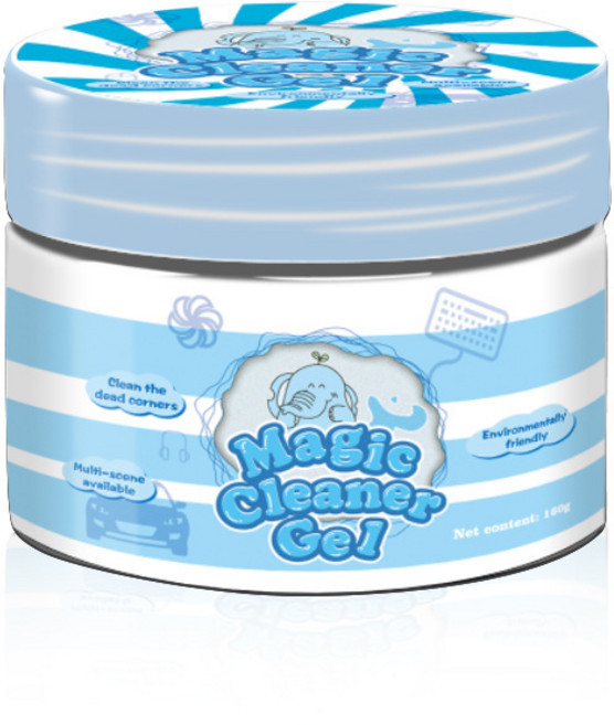 Magic Cleaner Gel 魔力清潔凝膠，汽車內飾除塵清潔用品, 1罐, 藍色