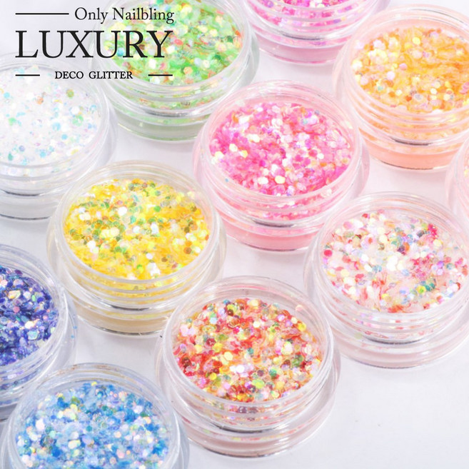 네일 글리터 12종-1 셀프젤네일재료, 8번, 1개