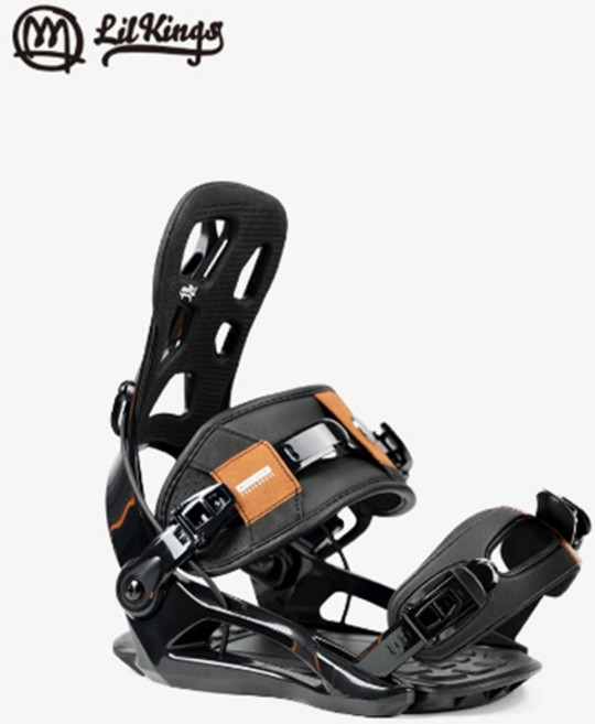 TERROR 스노우보드 바인딩 스키 바인딩 L1 고급 바인딩 보드장비, 검정, 1개