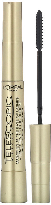 L'Oréal Telescopic® 오리지널 마스카라 910 블랙키스트 블랙 8ml(0.27fl oz) L'Oréal (로레알), 1개