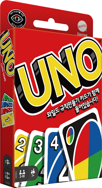 우노 보드게임, 혼합색상, 1개