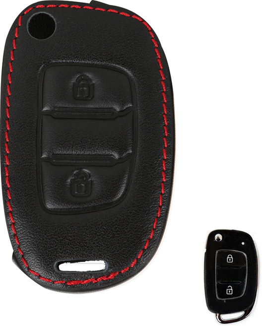 바이어블 현대 포터2 2버튼 폴딩 키 케이스 VA-L04, 블랙