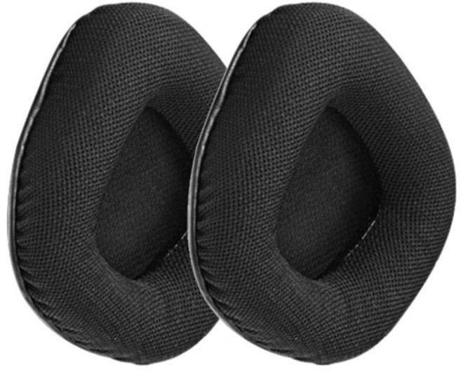 Corsair Void RGB Elite 무선 헤드셋 게임용 이어 패드 corsair void pro rgb 이어 패드 용 메모리 폼 쿠션 커버, [10] earpads black net