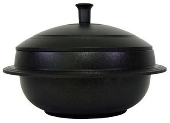 [키친아트] 국내산 통주물 세라믹 가마솥 냄비 1개, 24cm