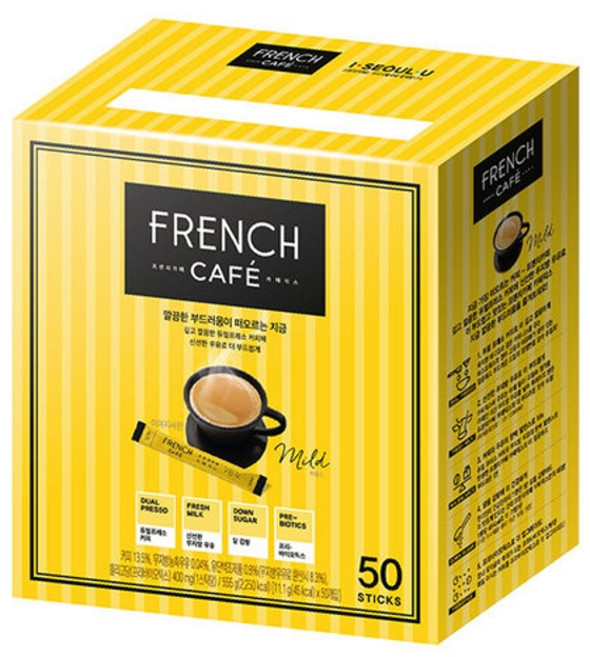 남양 프렌치카페 카페믹스 P 50T, 545g, 50개입, 1개
