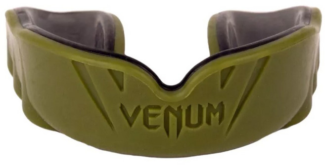 VENUM Challenger 毒液 護齒 運動牙套 - 拳擊、格鬥專業防護, 卡其/黑, 1個