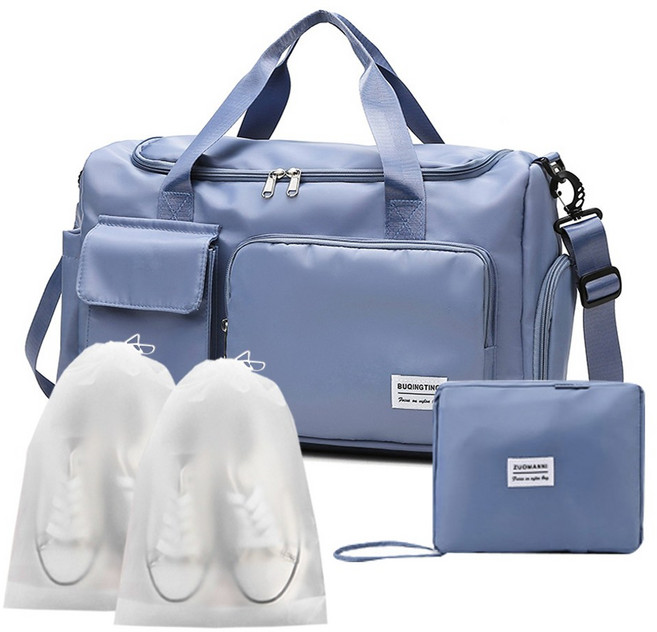 노티드트립 프리미엄 여행용 대용량 접이식 캐리어 결합 보스턴백