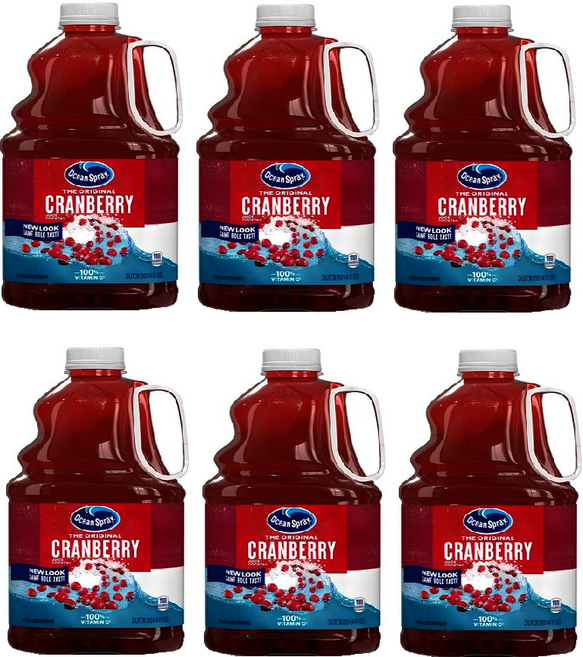 오션스프레이 크랜베리 주스, 3L, 6개