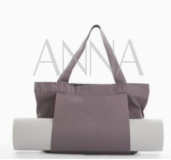 안나네 요가가방 에코백 스트랩고정 필라테스 운동가방, 초코, 1개