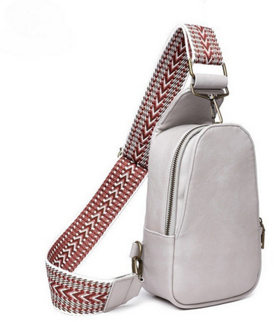 앨오앤지 밴드포인트 가죽 크로스백