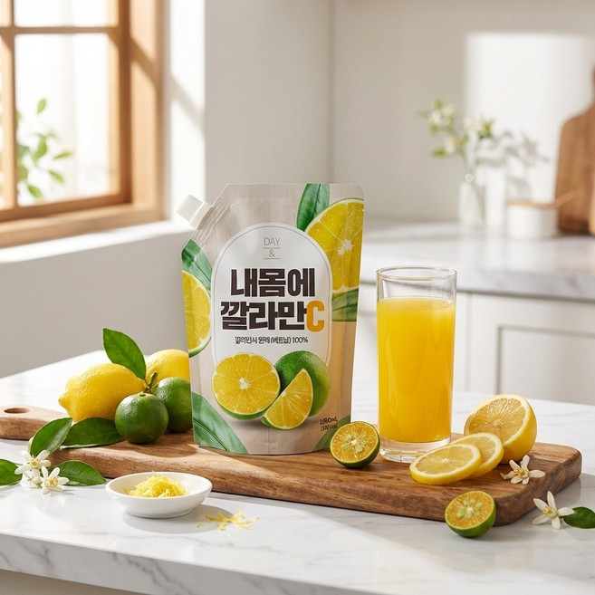 참앤들황토농원 내몸에 깔라만시, 1개, 1L