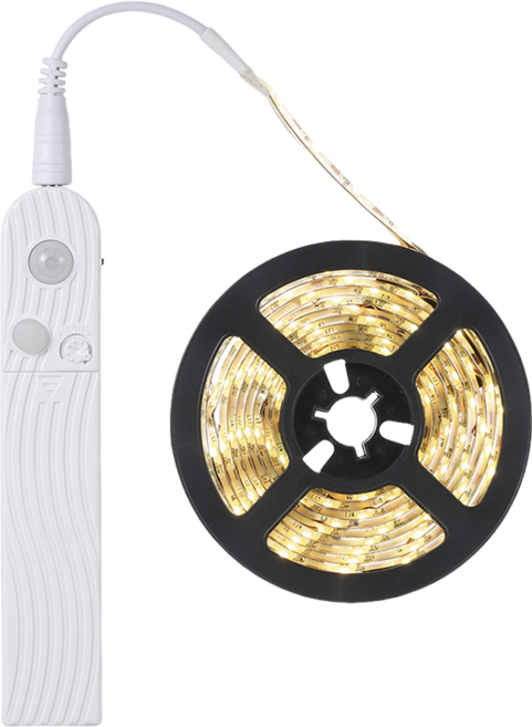 투데이리빙 led 스마트 센서 스트립 줄조명 + 리모컨 간접 조명 usb 스트링 라인 라이트 잘라쓰는 조명등 붙이는 센서등, 1개, R98634N(웜화이트 2M