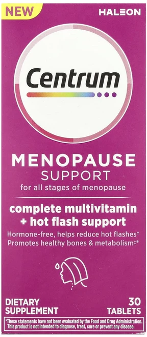 Centrum 모든 폐경기 단계를 위한 폐경기 증상 완화제 30정, Centrum모든폐경기단계를위한폐경기증상완화제30정, 1개 - 쿠팡