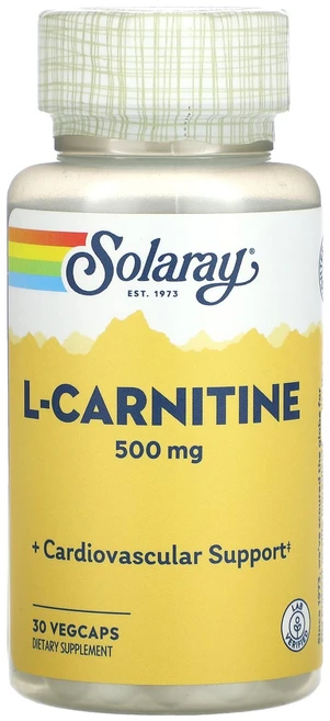 Solaray l-카르니틴 500mg 베지 캡슐 30정, Solaray l카르니틴 500mg 베지 캡슐 30정, 1개 - 쿠팡