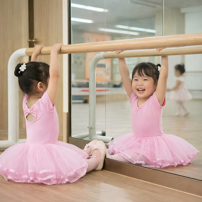 에뜨람 유아 발레복 튜튜 러블리 주름리본 아기 여아 어린이 키즈 주니어 스커트 3세4세5세 유치원 문센 어린이집