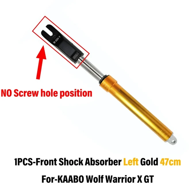 카보 울프 워리어 X GT 프론트 쇼크 업소버 울프 워리어 X GT 프론트 서스펜션 (신형 울프 워리어 X GT 스, 01 빠른, 02 Right Gold