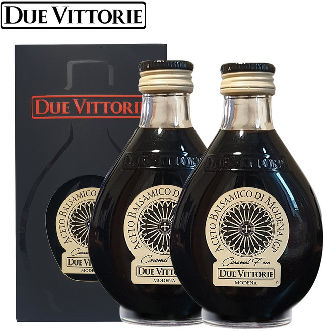 최고의 맛과 품질 두에 비토리에 모데나 발사믹식초 250ml+250ml (사은품 ReGENER Claear Mask Sheet 5매), 2개, 250ml