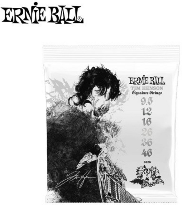 어니볼 팀헨슨 스트링 Ernieball TIM HENSON EG STR - 9.5-46 GAUGE, 1개