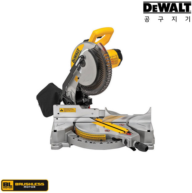 디월트 10인치각도기 DWS713 (254mm 1600W톱날포함) 각도절단기, 1개, 본품(배터리없음)