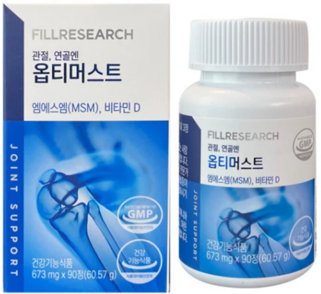 관절 연골엔 옵티머스트 OPTI MSM 엠에스엠 효능 무릅 관절 건강 관리 1박스, 30회분, 1세트 - 쿠팡