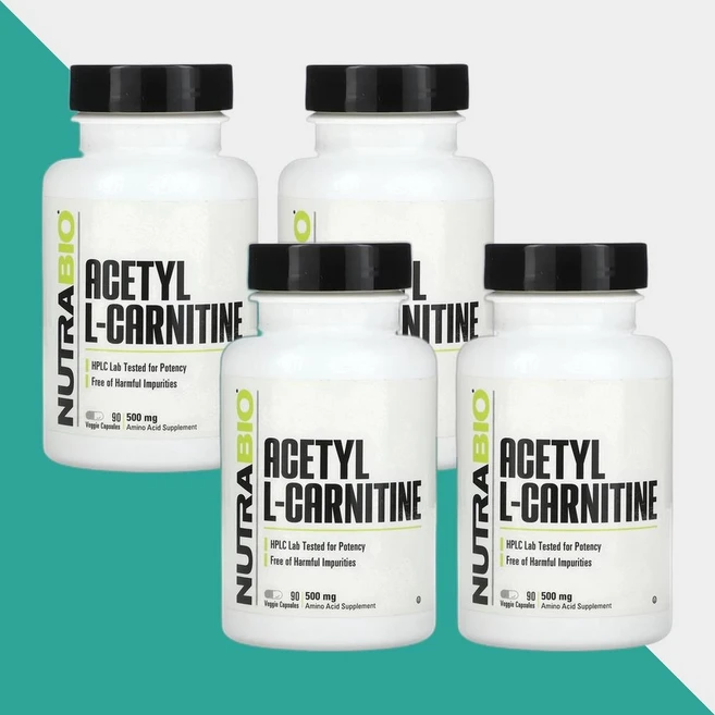 뉴트라바이오 아세틸 엘 카르니틴 500mg 90캡슐 아미노산 L Carnitine 4개, 90정 - 쿠팡