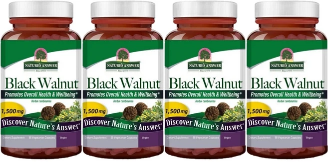 네이처스앤서 흑호두 1500mg - 쿠팡