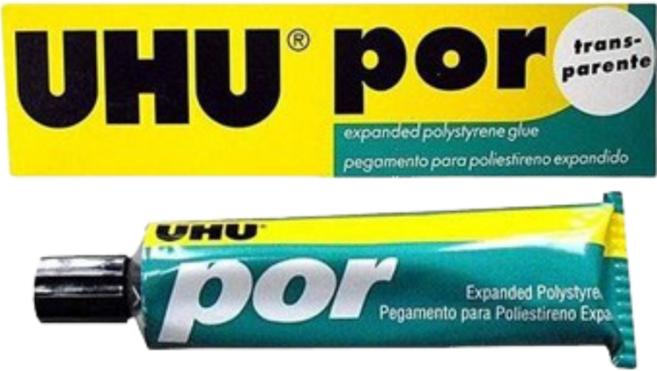 UHU POR 保麗龍專用膠 50ml, 1個