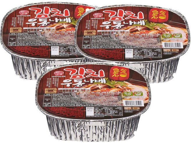 한일본고장 김치우동 나베, 220g, 3개