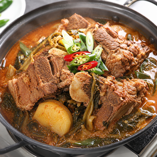 한돈 암돼지 등뼈 국내산 육돈 감자탕용 더스트백 특별 기획 세트, 1개, 5kg