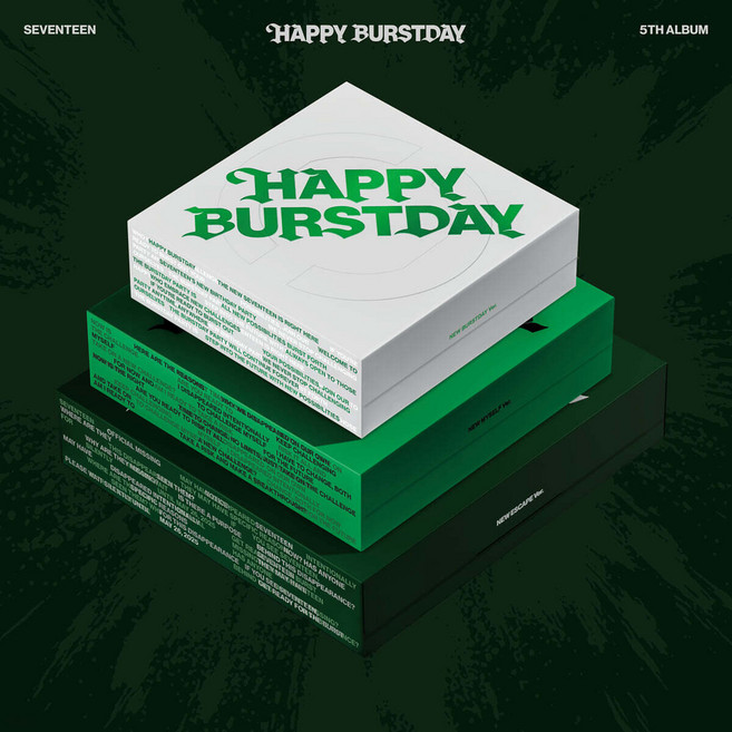 SEVENTEEN 세븐틴 앨범 - 5th Album HAPPY BURSTDAY / 버전, NEW ESCAPE(큰)