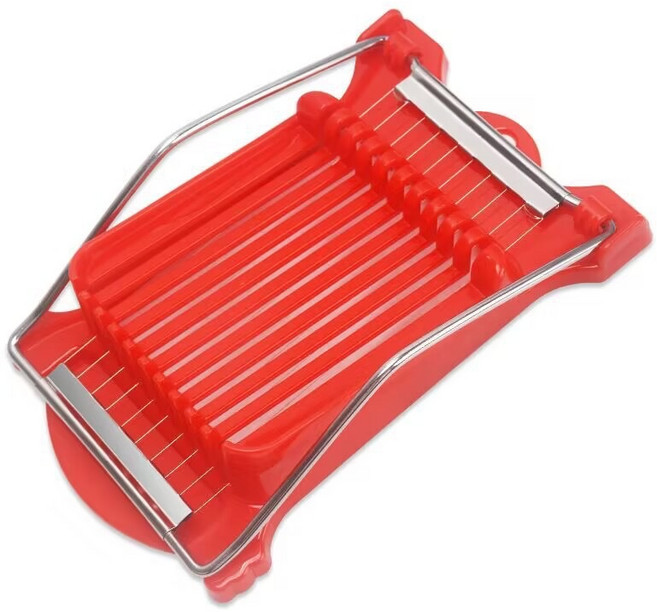 주방 스팸 햄 슬라이서 다용도 두부슬라이서 에그슬라이서, 1개, 빨간색