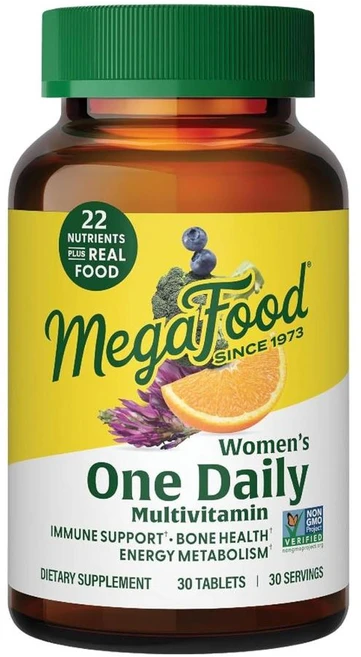 메가푸드 여성 원 데일리 멀티비타민 MegaFood Women One Daily Multivitamin, 1개, 30정 - 쿠팡