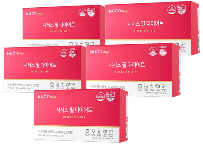 뉴온 시서스 필 다이어트 복부 체지방 감소 20주 5개월, 28정, 5박스