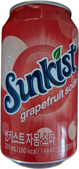 썬키스트 자몽 소다 그레이프 후루츠, 355ml, 3개