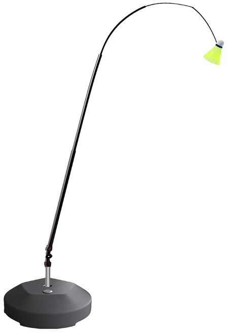 브릿지오 셀프 배드민턴 훈련 1인 리턴콕 연습기 실내연습 셀프연습 스윙 자세 교정 그립교정 서브 헤어핀 푸시 스트로크 포핸드 백핸드, 업그레이드형 (셔틀콕 3개)