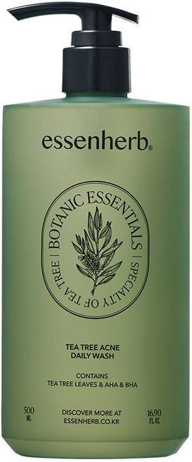 에센허브 티트리 아크네 데일리 바디워시, 500ml, 1개