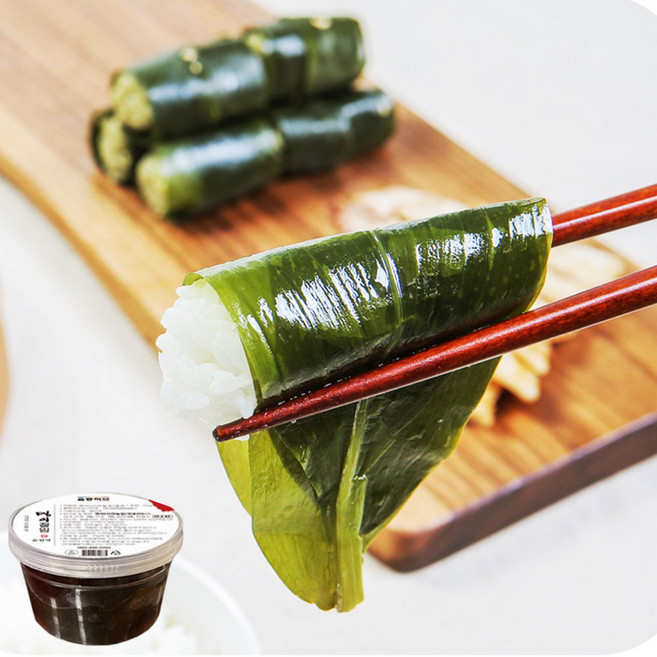 울릉도 명이나물 절임 매운맛 울릉도나물 산마늘, 2개, 200g