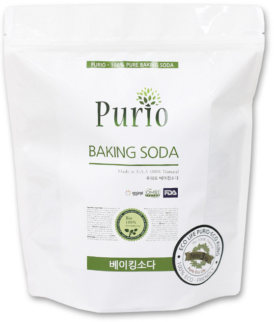 푸리오 베이킹소다 3kg 안전한 식품 주방 욕실 세정제, 2개