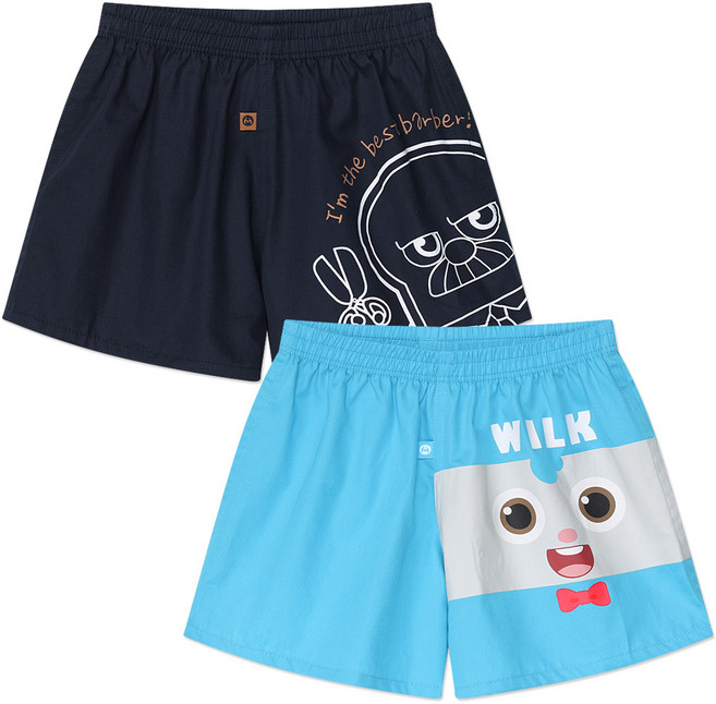 엠알키즈 윌크 앤 페이스 남아 트렁크 2p 세트