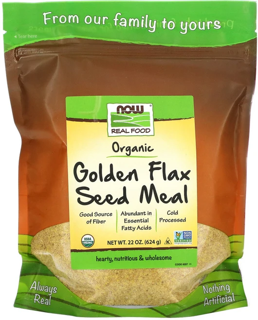 NOW Foods Real Food 유기농 골든 아마씨드 밀 624g(22oz) 1팩, 2kg, 1개 - 쿠팡