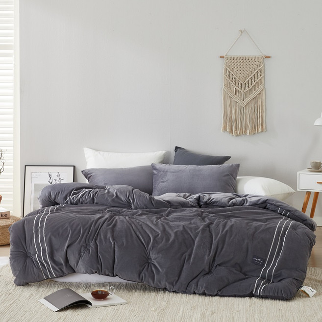 헤르메르 호텔 차렵이불 겨울 극세사 이불단품 패드세트