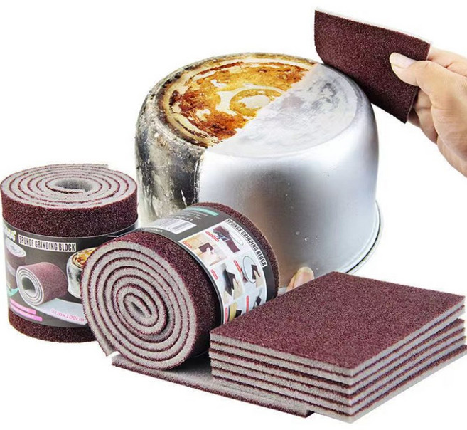 잘라쓰는 매직샤인폼 양면 수세미롤 매직수세미, 2개