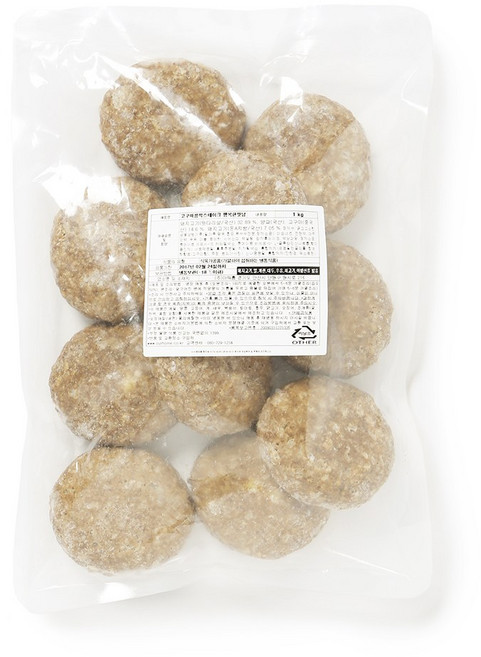 아워홈 행복한맛남 한입 고구마 함박스테이크 1kg, 1개