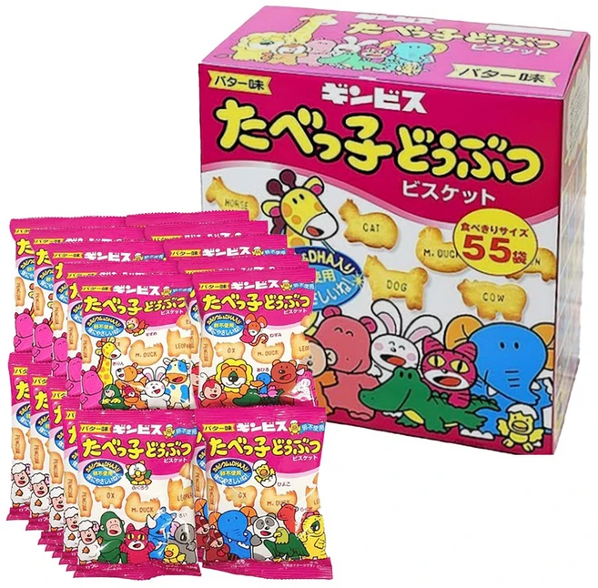 긴비스 타벳코 동물 모양 비스켓 버터맛 칼슘 DHA함유, 1.32kg, 1박스 - 쿠팡
