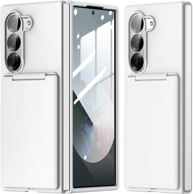 삼성 Z폴드6/폴드7 케이스 폴드5 접이식 카드홀더 PC 슬림핏 피부매립 케이스 적용