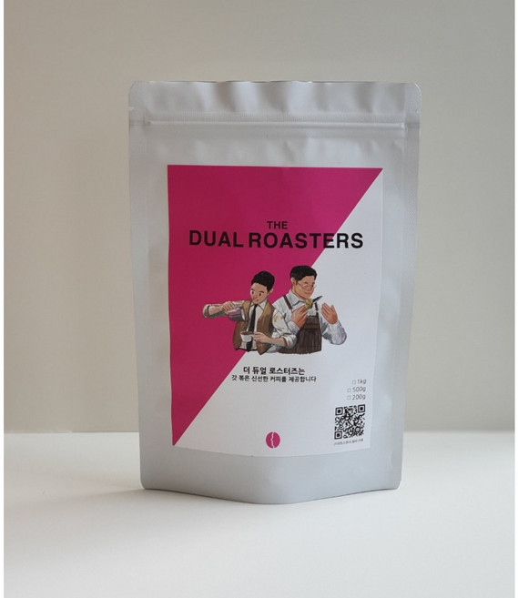[더듀얼로스터즈] 에티오피아 모모라 내추럴 원두커피 200g 스페셜티, 핸드드립/더치(중간입자), 2개