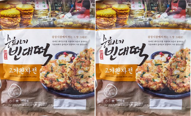 피코크 순희네 고기완자전 450g, 2개