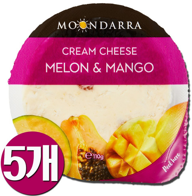 문다라 과일치즈, 110g, 5개