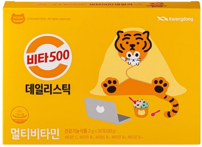 비타500 광동제약 데일리스틱 30p, 60g, 1개